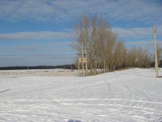 Берег дона, село Колодежное. Сторожевая башня.